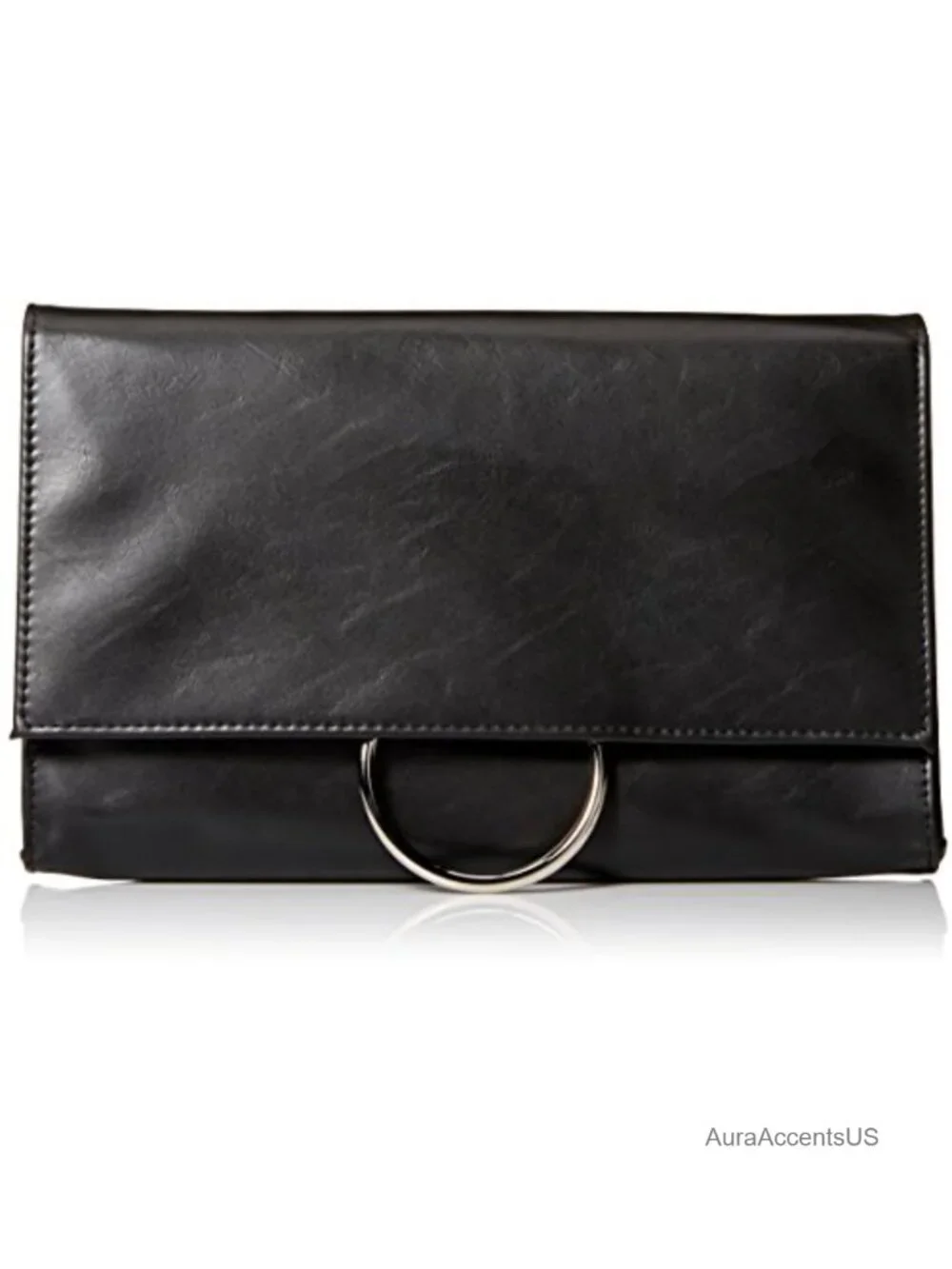 Jessica McClintock Nora Large Envelope Clutch with Ring Closure